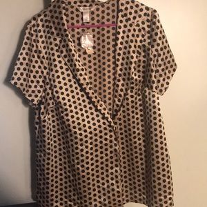 Adorable polka dot satin sleep set!